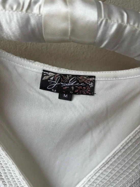 Boho White Sleeveless Maxi Dress Floral Abstract Print - Picture 7 of 7